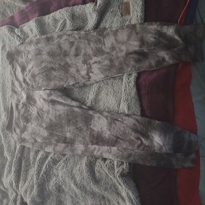 Rachel Zoe size L gray tie dye leggings